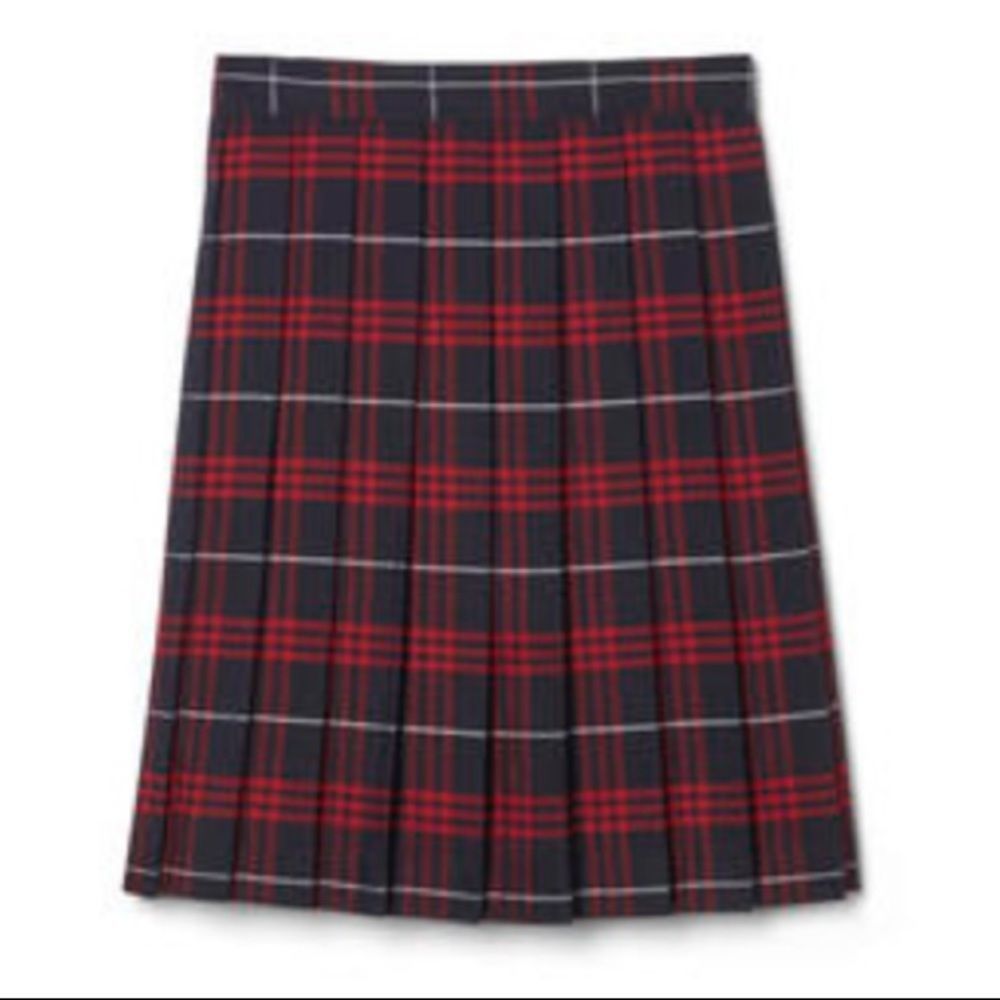 French Toast Plaid pleated Skirt Size 12 NWT